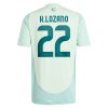 Officiële Voetbalshirt Mexico Hirving Lozano 22 Uit 2024 - Heren